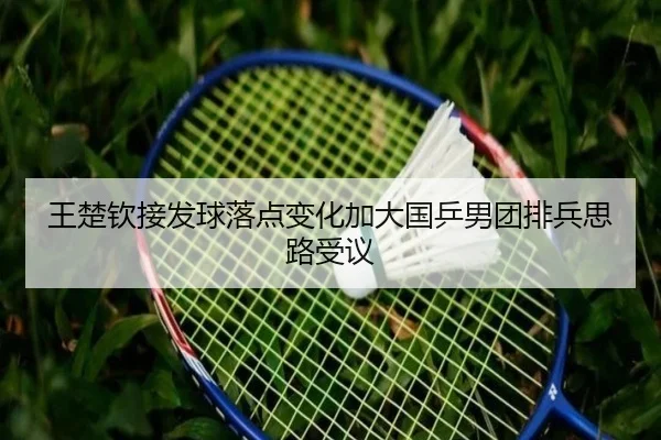 王楚钦接发球落点变化加大国乒男团排兵思路受议